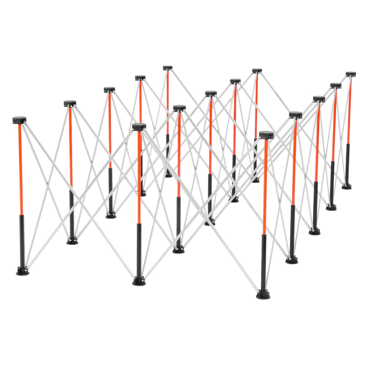 Bärbart hopfällbart arbetsställ, 2455 x 1260 mm hopfällbar arbetsbänk, 2724 kg viktkapacitet, ingen montering. Hopfällbart arbetsställ med förvaringsväska, bordsskiva ingår ej, för garage, verkstad och utomhusbruk.