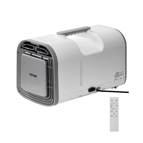 Portable Air Conditioner, 4250 BTU 3-Speed Air Conditioning Unit with 24H Timer, Air Portable AC Adjustable from 16-32℃, Compatible with AC/DC, for Outdoor Tent Camping, RVs or Home Use, White