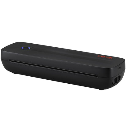 Bärbar termoskrivare - 2600mAh batteri, 300 DPI, Bluetooth bläckfri mobil skrivare för A4, A5 och 8,5" x 11" termopapper, kompatibel med iOS, Android och laptop, för resor, kontor och hemmabruk