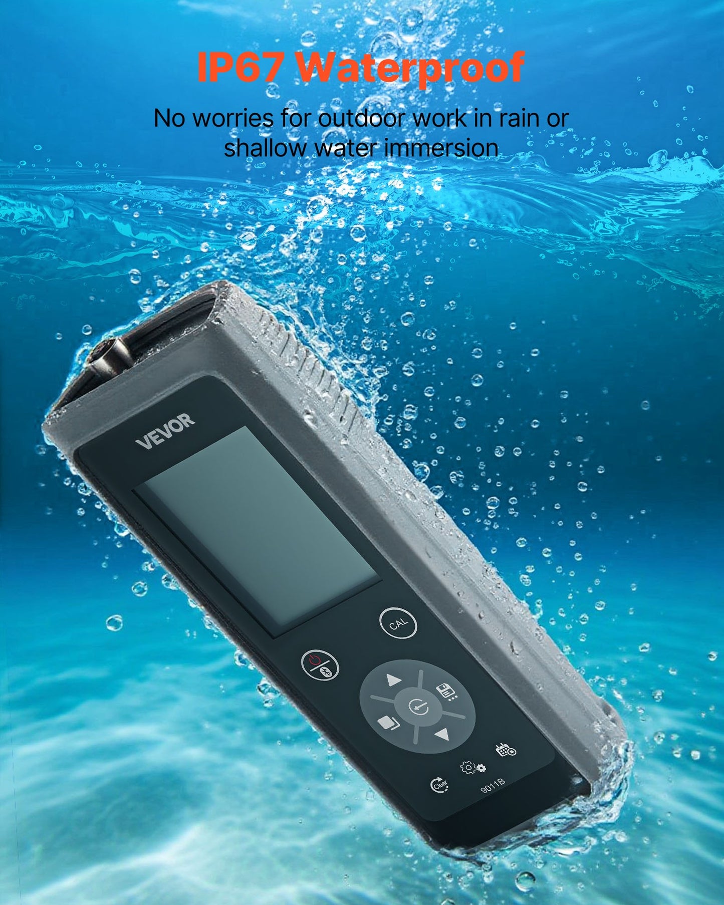 Dissolved Oxygen Meter, 0.0-50.0 mg/L Measurement Range, Portable Dissolved Oxygen Tester Kit with 4 m Electrode Cable, Bluetooth/USB Data Transfer, 750 Data Sets Storage, DO Meter for Ponds
