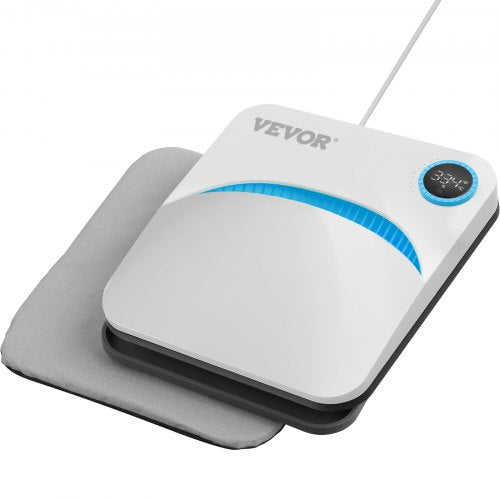 Värmepressmaskin, 9x9 tum bärbar skjorttryck multifunktionell sublimeringsöverföringsvärmepress PTFE-belagd, enkel strykpress för t-shirts/väskor/kuddar/HTV-vinylprojekt