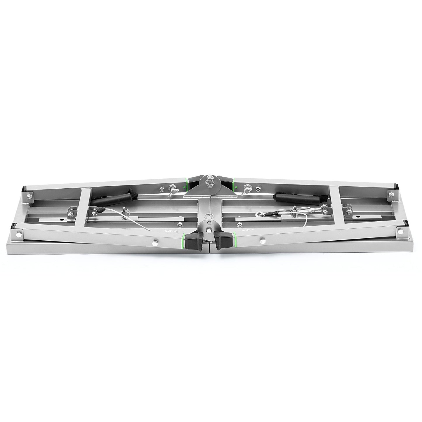 Work Platform, 3 Gear Adjustable Height, Folding Alloy Steel Step Ladder, Portable Scaffolding Platform, 400 lb Load Capacity, Non-Slip Rubber Feet, Drywall Painting Stool, for Cleaning &Washing