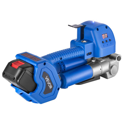 Elektrisk bandningsmaskin, 2 x 4000mAh batterier, automatiskt bandningsverktyg med digital display för 10-19 mm breda PET-band, bandningsspännmaskin för förpackningskartonger och pallar