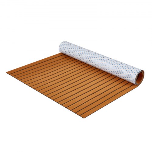 Boat Flooring, EVA Foam Boat Decking 240 x 116.8 cm, Non-Slip Self-Adhesive Flooring, 2.8 m² Marine Carpet for Boats, Yacht, Pontoon, Kayak Decking