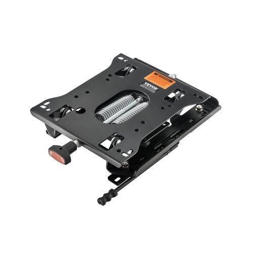 Seat Suspension Kit with Seat Slider Track, Universal Air Ride Seat Suspension for Zero Turn Lawn Mower, 6in Front-to-Back Adjustable, Tractor Seat Suspension ‎Kit for Forklift, Bulldozers