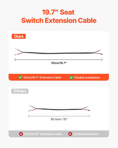 Seat Suspension Kit with Seat Slider Track, Universal Air Ride Seat Suspension for Zero Turn Lawn Mower, 6in Front-to-Back Adjustable, Tractor Seat Suspension ‎Kit for Forklift, Bulldozers