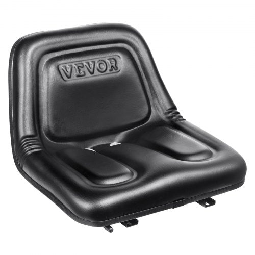Universal Tracor Seat, Lawn Mower Seat with Micro Switch and Drainage Holes, 6.3-13.4 inch Extended Slot Tractor Seat for Tractor Loader Excavator