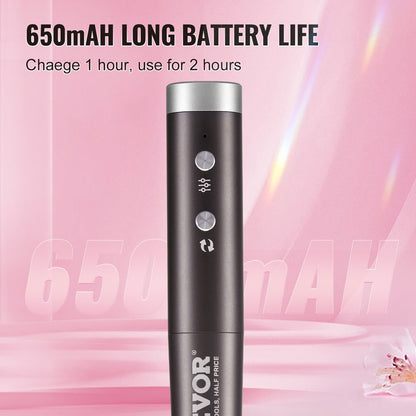 Electric Cordless Nail Drill, 30,000RPM Variable-Speed Rechargeable Nail E File Machine, Portable Manicure Pedicure Polisher with 50PCS Sanding Bands for Dead Skin Removal, Nail Surface Smooth