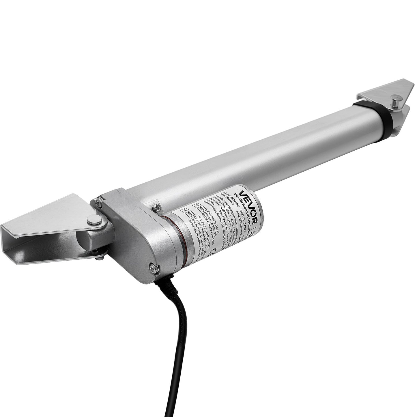 12V Linear Actuator, 203.2mm Stroke 15mm/s High-Speed 1000N Linear Motion Actuator - with IP54 Protection & Mounting Bracket for Lift Desk, Recliner Chairs, Window Door Opener