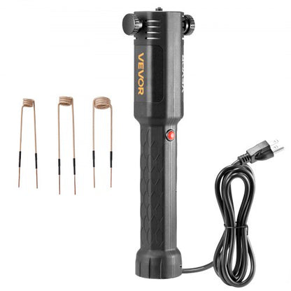 Induction Heater Bolt Removal, 1100W 230V Magnetic Induction Heater Kit, Handheld Nut Buster Tool, Mini Heating Machine for Rusty Screw Removing, Car Garage Repairing Tools with 3 Coil