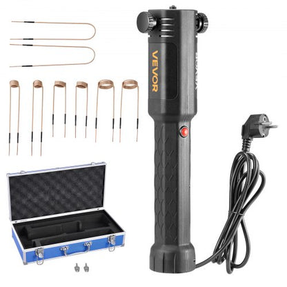 Induction Heater Bolt Removal, 1100W 230V Magnetic Induction Heater Kit, Handheld Nut Buster Tool, Mini Heating Machine for Rusty Screw Removing, Car Garage Repairing Tools with 8 Coil and Box