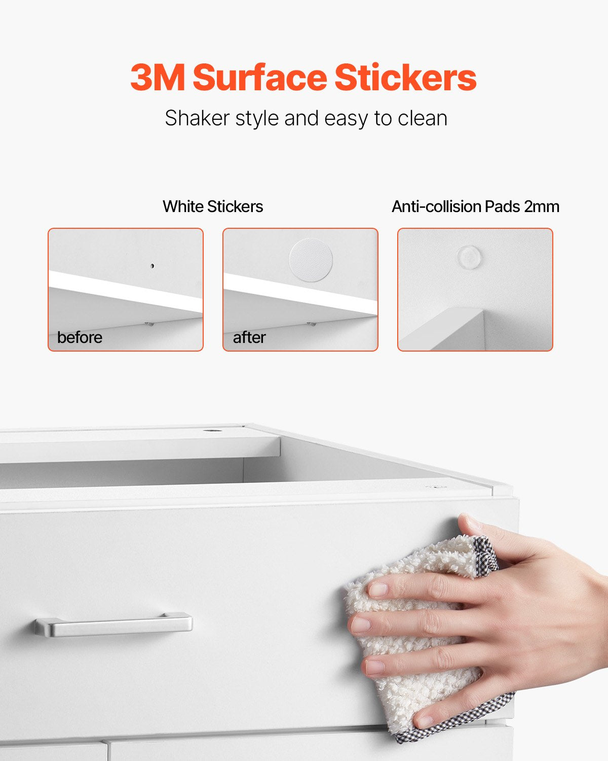 Vitt Shaker-underskåp med låda, 24-tums omonterat underskåp med lådor, 24" B x 19" D x 32" H Monteringsklart skåp med mjukstängande dörrar och justerbar hylla, för hemmakontor