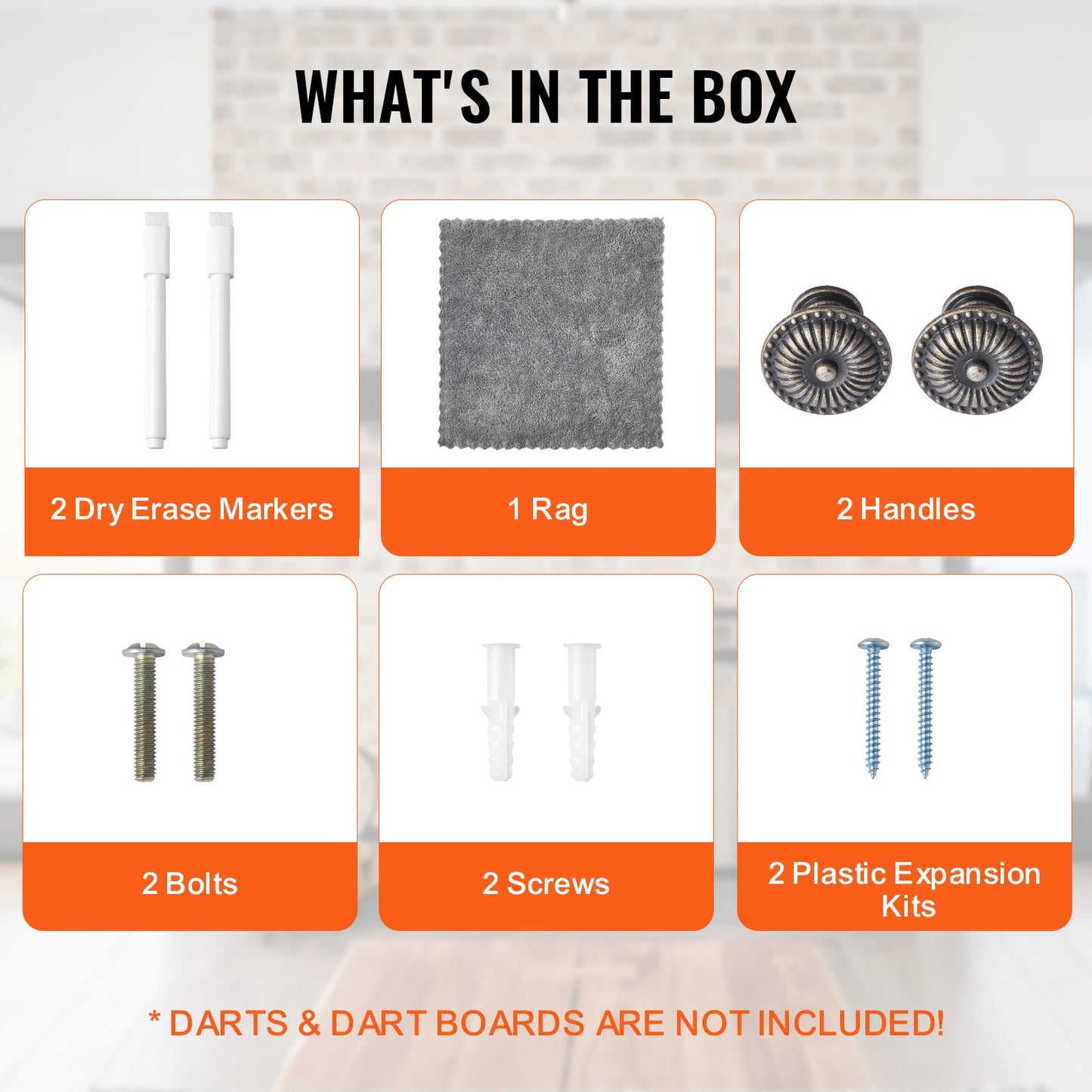 Dartboard Cabinet, Solid Wood Dartboard Cabinet Set, Official Size Hideaway Cabinet with Socreboard and Accessories, Features Easy Assembly, Perfect for Cricket Games (Dartboard Not Included)