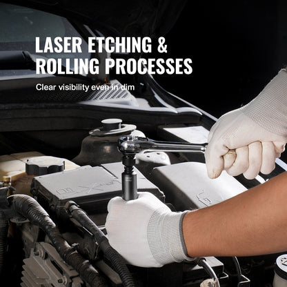 1/4" slaghylsnyckelsats, 14-delars djup hylsnyckelsats metrisk 4-15 mm, 6-kantig Cr-Mo-legerat stål för bilreparationer, lättlästa storleksmarkeringar, robust konstruktion, hylsnyckelorganisatör