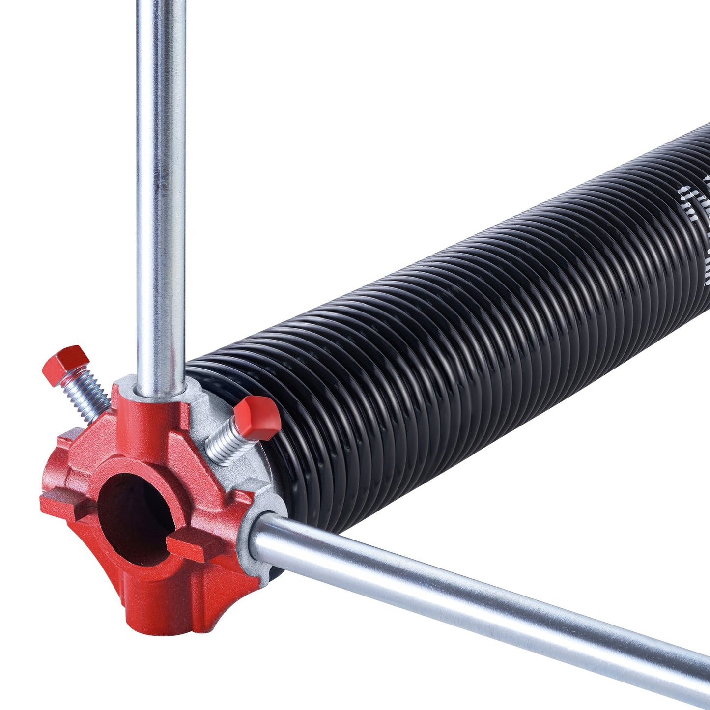 Garage Door Torsion Springs, Pair of 0.225 x 2 x 27 in, 16000 Cycles, Electrophoresis Black Coated for Replacement, Garage Door Springs with Non-Slip Winding Bars, Gloves and Mounting Wrench