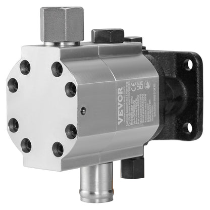 Hydraulisk vedklyvspump, 13GPM, 2-stegs 3000PSI vedklyvspump, 1'' inlopp 1/2'' NPT-utlopp 3600 RPM hydraulisk kugghjulspump i aluminium, för liten motormontering av vedklyvar snöplog