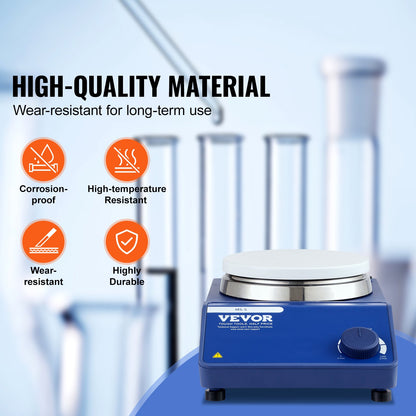 Magnetic Stirrer, 0-1500 RPM Stir Plate with Adjustable Speed Knob, 21L Plate Stirrer Kit, Stir Bar Included