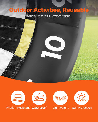 Inflatable Soccer Dart Board, over 8 ft High Giant Soccer Dart Board with 9 Kick Balls & Air Pump, 2-Minutes Setup & Storage Bag for Easy Carrying, for Giant Yard Games, Giant Kick Darts Game