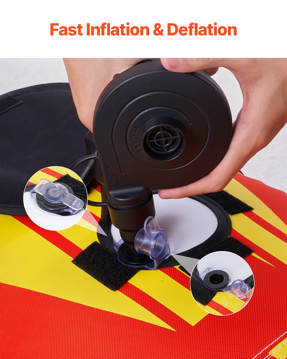 Towable Tubes for Boating, 1-3 Riders Inflatable Boat Tubes and Towables, 510lbs Capacity Hot Dog Water Sport Tube for Boat to Pull - with Full Nylon Cover, Padded Handles & Speed Safety Valve