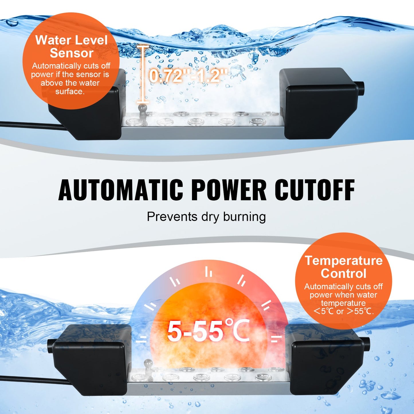 Ultrasonic Mist Maker 10 Head, 7000mL/H Ultrasonic Fogger, Mist Maker with 280W IP67 Waterproof Power Supply, Buoy, Replacement Discs, for Pond, Garden, Rockery, Greenhouse, Halloween Decoration