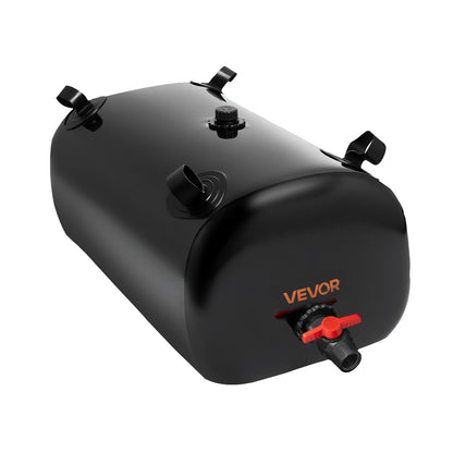 Vattenlagringsblåsa, 113L vattenlagringsbehållare, 1000D PVC förtjockad mjuk påseblåsa, hopfällbar och bärbar för trädgårdsbevattning, camping, husbilar, nödanvändning - svart