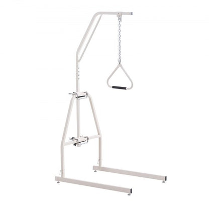 Trapeze Bar for Bed Mobility, Bed Trapeze with Clamps and Floor Stand, 250LBS Weight Capacity Pull Up Assist Bar for Elderly, Patients & Disabled, Suitable for Home Care, Hospital, Nursing Home