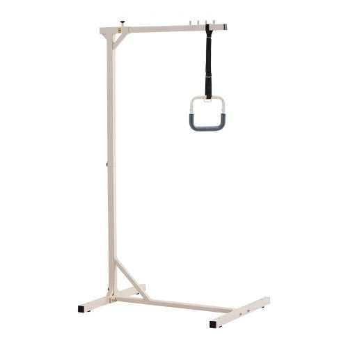Trapeze Bar for Bed Mobility, Heavy-Duty Steel Free Standing Trapeze Bar 250 LBS Weight Capacity, Hospital Bed Pull Up Assist for Elderly & Disabled, Ideal for Hospitals, Nursing Home, Home Care