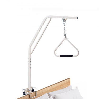 Trapetsstång för sängmobilitet, medicinsk sängtrapets med klämmor och metallkedja, viktkapacitet 250 kg pull up-stång för äldre och funktionshindrade, idealisk för hemsjukvård, sjukhus, vårdhem