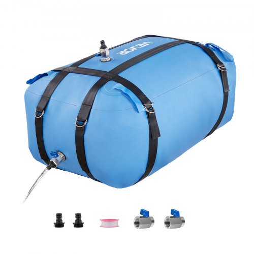 Water Storage Bladder, 132L Large Capacity TPU Soft Water Bag, Portable & Collapsible Water Storage Containers, Leakproof & Wear-Resistant RV Waters Tank for Camping Irrigation Outdoor Use