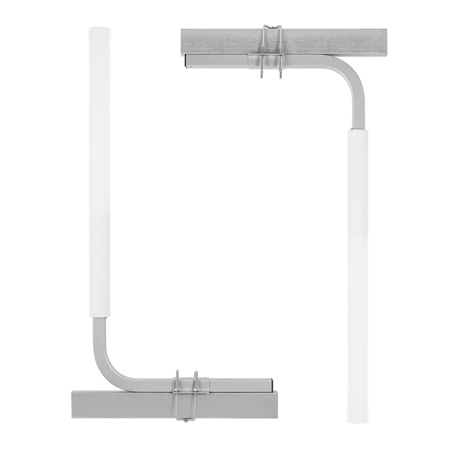 Boat Trailer Guide, 1016mm Adjustable Design Trailer Guide Poles, 2PCS High-Hardness Steel Trailer Guide-Ons, Trailer Guides with PVC Pipe Posts, for Ski Boat, Fishing Boat or Sailboat Trailer