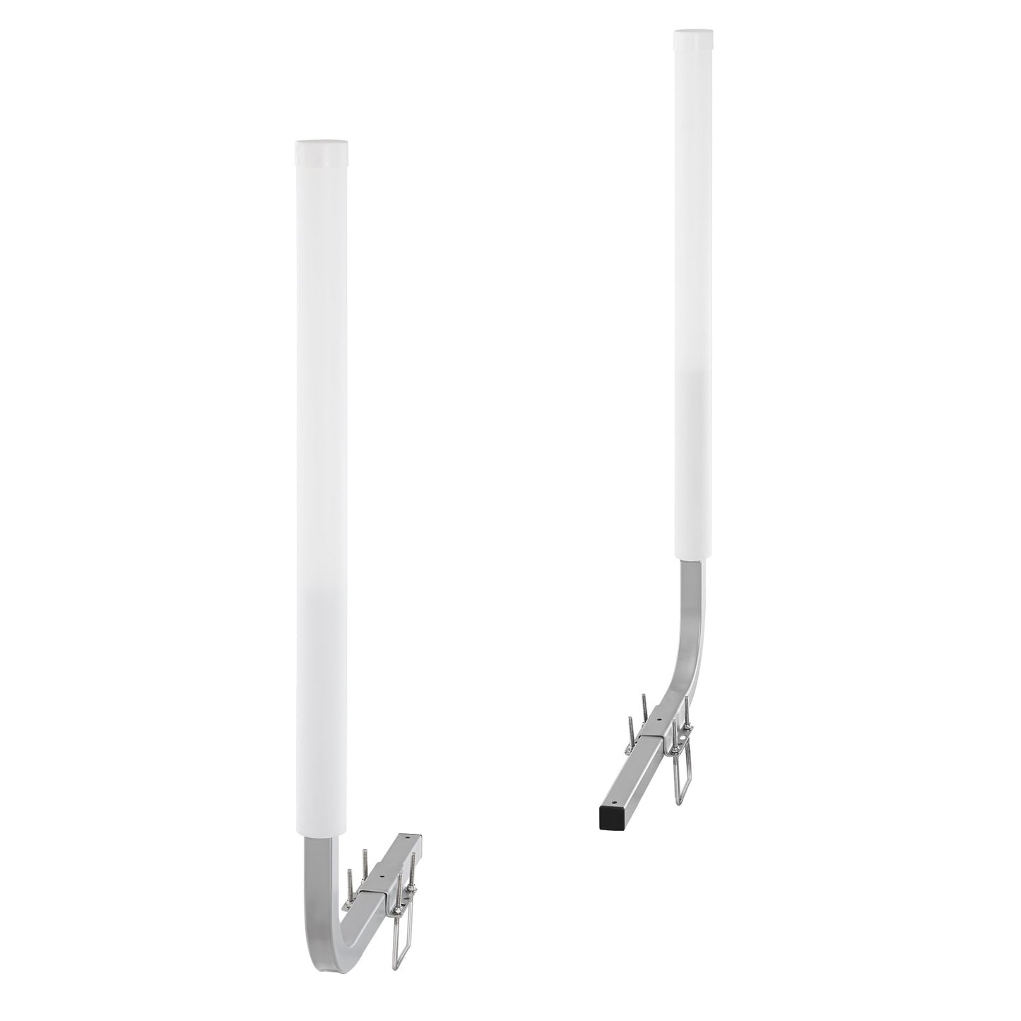 Boat Trailer Guide, 1016mm Adjustable Design Trailer Guide Poles, 2PCS High-Hardness Steel Trailer Guide-Ons, Trailer Guides with PVC Pipe Posts, for Ski Boat, Fishing Boat or Sailboat Trailer