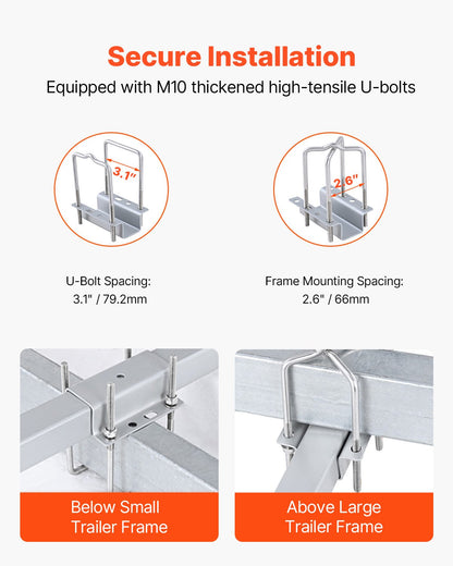 Boat Trailer Guide, 1524mm Adjustable Design Trailer Guide Poles, 2PCS High-Hardness Steel Trailer Guide ons, Trailer Guides with PVC Pipes, for Ski Boat, Fishing Boat or Sailboat Trailer