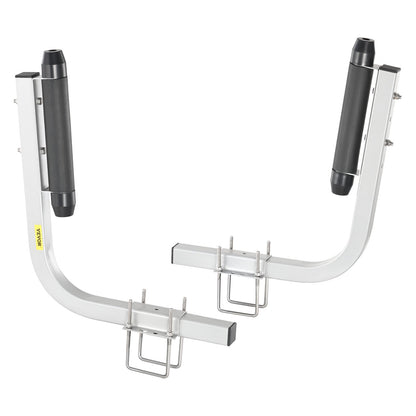 Båttrailerstyrning, 52,1 cm justerbara släpvagnsstyrstänger, 2 st rostfria galvaniserade stålsläpvagnsstyrningar, kraftig rullstyrningsdesign, för skidbåt, fiskebåt eller segelbåtstrailer