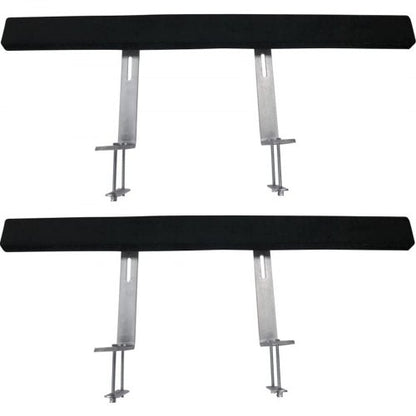 Boat Trailer Guide-ons, 48", 2 PCS Rustproof Steel Trailer Guide ons, Trailer Guides with Carpet-Padded Boards, Mounting Parts Included, for Ski Boat, Fishing Boat or Sailboat Trailer
