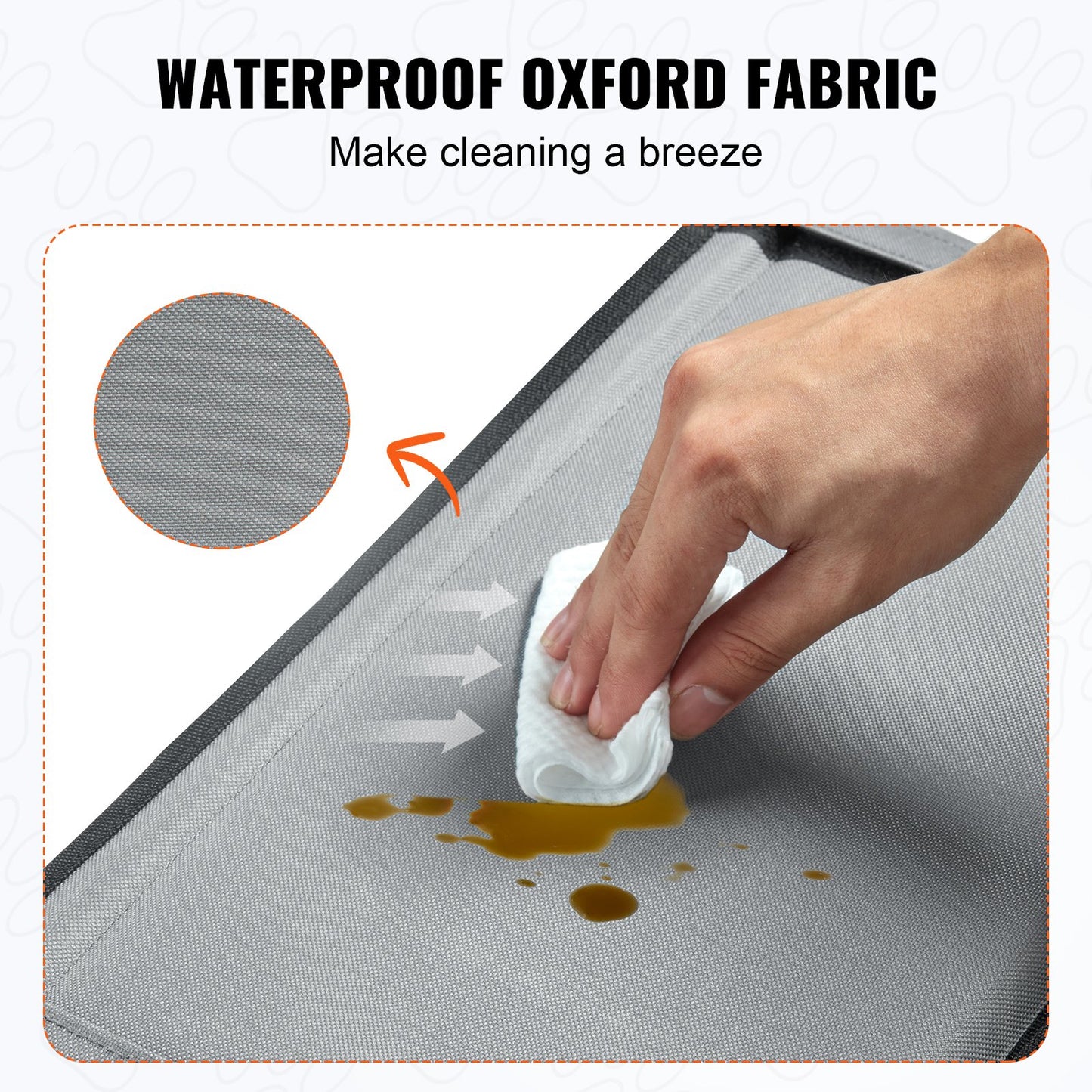 Dog Car Seat, Dog Booster Seat for Car with Support Frame, Pet Car Seat with Clip-On Safety Leash, Cotton Filling, Dog Car Bed for Small Dog up to 26 lbs, Gray