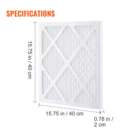 Protective Pre Filters, 5 Pack, 15.75'' x 15.75'' Air Filter Replacement, High-efficient Stage 1 Filters Compatible w/ BlueDri & Scrubber, Air Purifiers, Water Damage Restoration Equipment