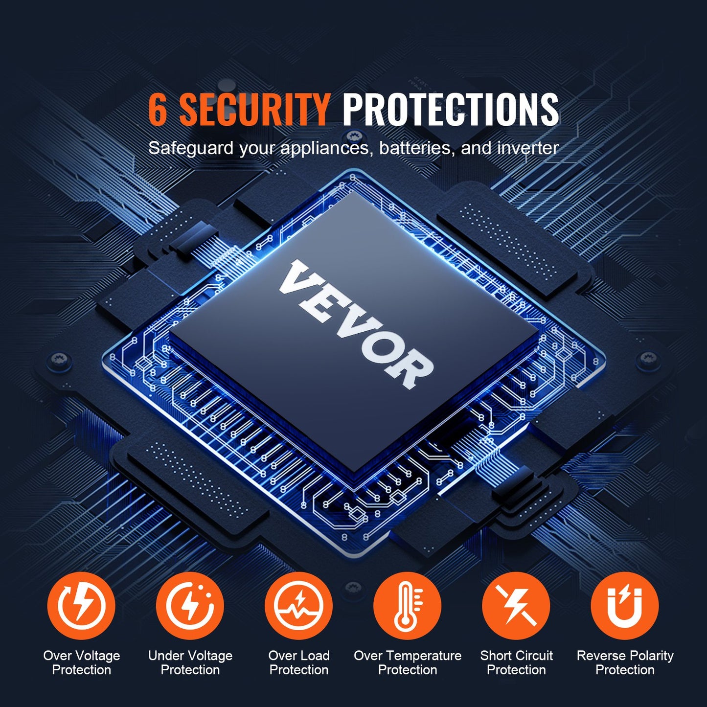 Ren sinusvågsväxelriktare, 3000 watt, DC 12V till AC 230V växelriktare med 2 AC-uttag, 2 USB-portar, 1 typ-C-port, LCD-skärm och fjärrkontroll för stora hushållsapparater, CE FCC-certifierad