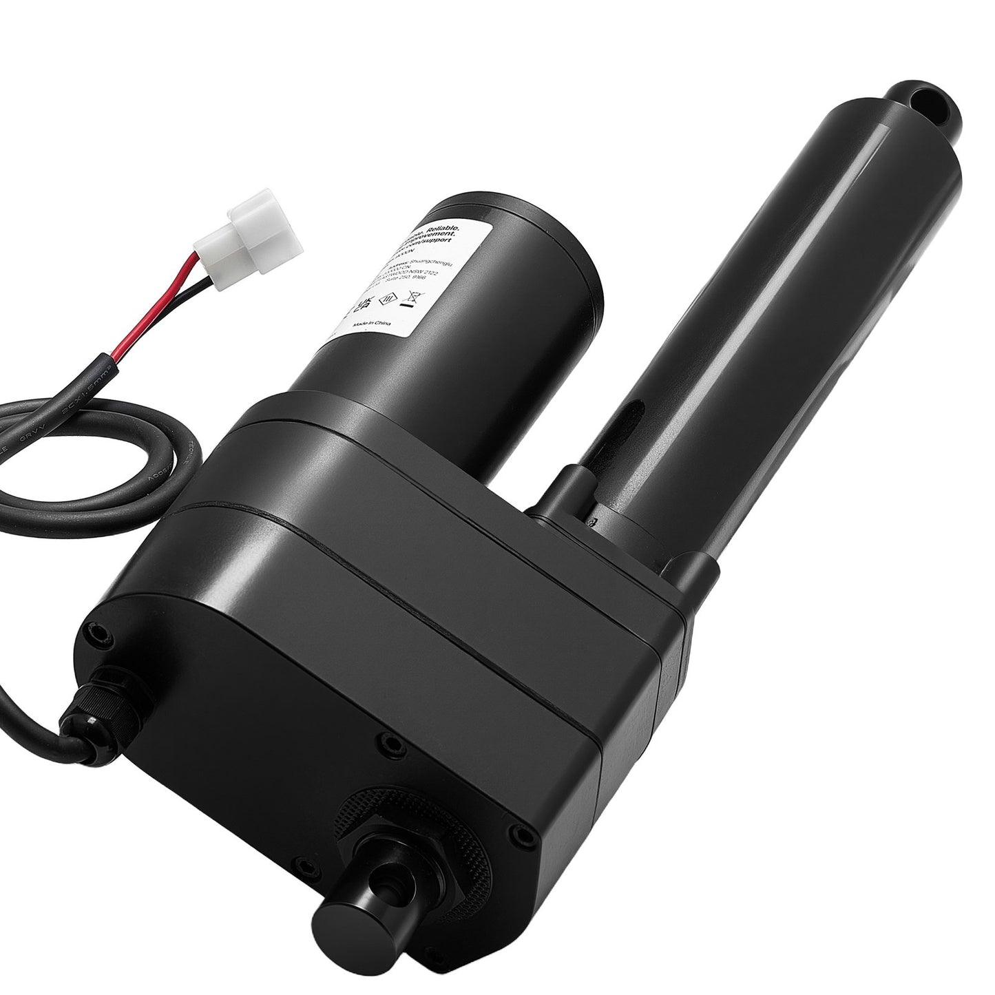 12V Linear Actuator, 150mm Stroke Ultra Heavy-Duty 9000N Linear Motion Actuator, IP65-Rated 5mm/s with Mounting Brackets for Industrial Machinery Vessels, Heavy Lifting Systems