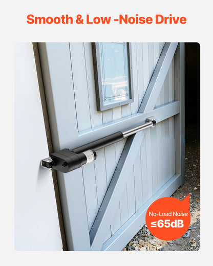 12V Linear Actuator, 200mm Stroke Ultra Heavy-Duty 9000N Linear Motion Actuator, IP65-Rated 5mm/s with Mounting Brackets for Industrial Machinery Vessels, Heavy Lifting Systems