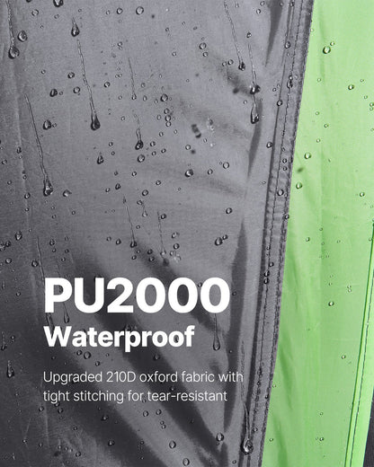 Pickup Truck Tent, Fits 5.0-5.2 ft Truck Tents for Camping, Waterproof PU2000 mm 2-3 Person Sleeping Truck Bed Tent, Sturdy Truck Bed Camper Shell with Expandable Awning, Rainfly, Storage Bag