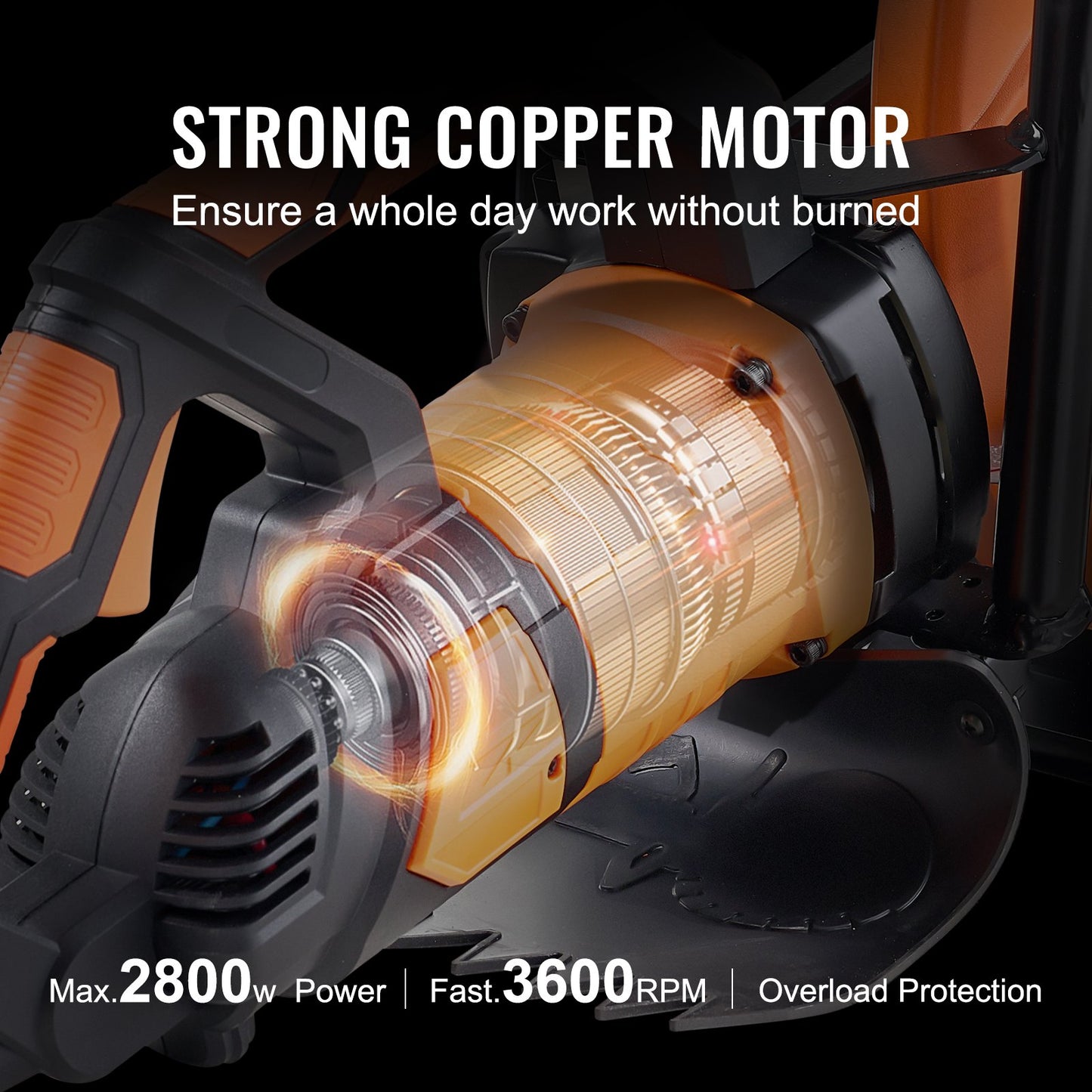 16"/40.6 cm Electric Concrete Saw Wet/Dry Saw Cutter with Water Pump and Blade