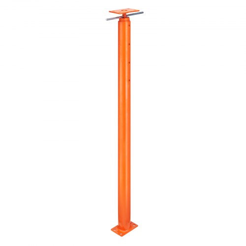 Domkraft för husgolv, höjdområde 136-48 cm, max lastkapacitet 5400 kg, justerbar stödbalk, källardomkraft, stolpe för nivellering, lyftstöd, teleskopdomkraft i stål för tillfälligt stöd