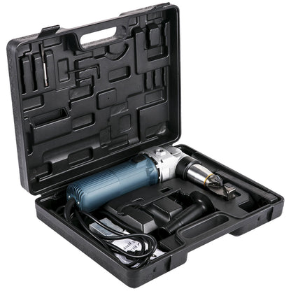 Elektrisk metallnibbler 625W nibbler metallskärare 1000 varv/min höghastighetsrotor metallnibbler 110V med utbytbara blad förvaringsväska plåtnibbler för skärning av rostfritt stål, aluminium, plast