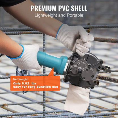 Electric Rebar Cutter, 1100W Portable Rebar Cutter, Cutting up to 3/2 inch (4-40mm) Rebar, High Power Steel Concrete Rebar Cutter with Auxiliary Small Handle Tool Case, RD-10