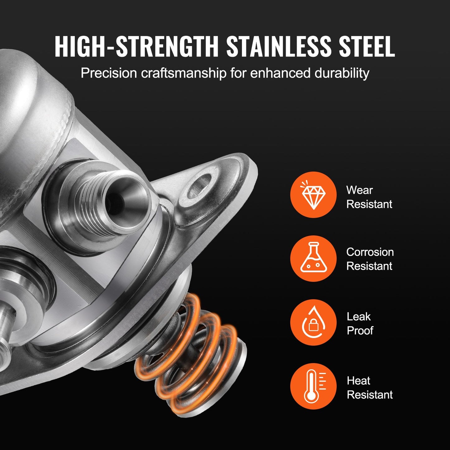 High Pressure Fuel Pump, Compatible with Kia Optima, Sorento, Sportage, Hyundai Santa Fe Sport DOHC GDI, TCI/GDI Wagon, Sonata DOHC GDI, TCI/GDI Sedan, Tucson DOHC GDI, 35320-2G720, 35320-2G740