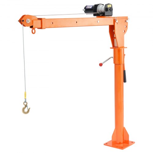 Electric Pickup Truck Crane Hoist Crane 499 kg 360° Swivel Hoist Lift