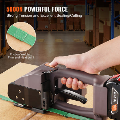 Automatisk elektrisk bandningsmaskin för PP/PET 1-1,9 cm band