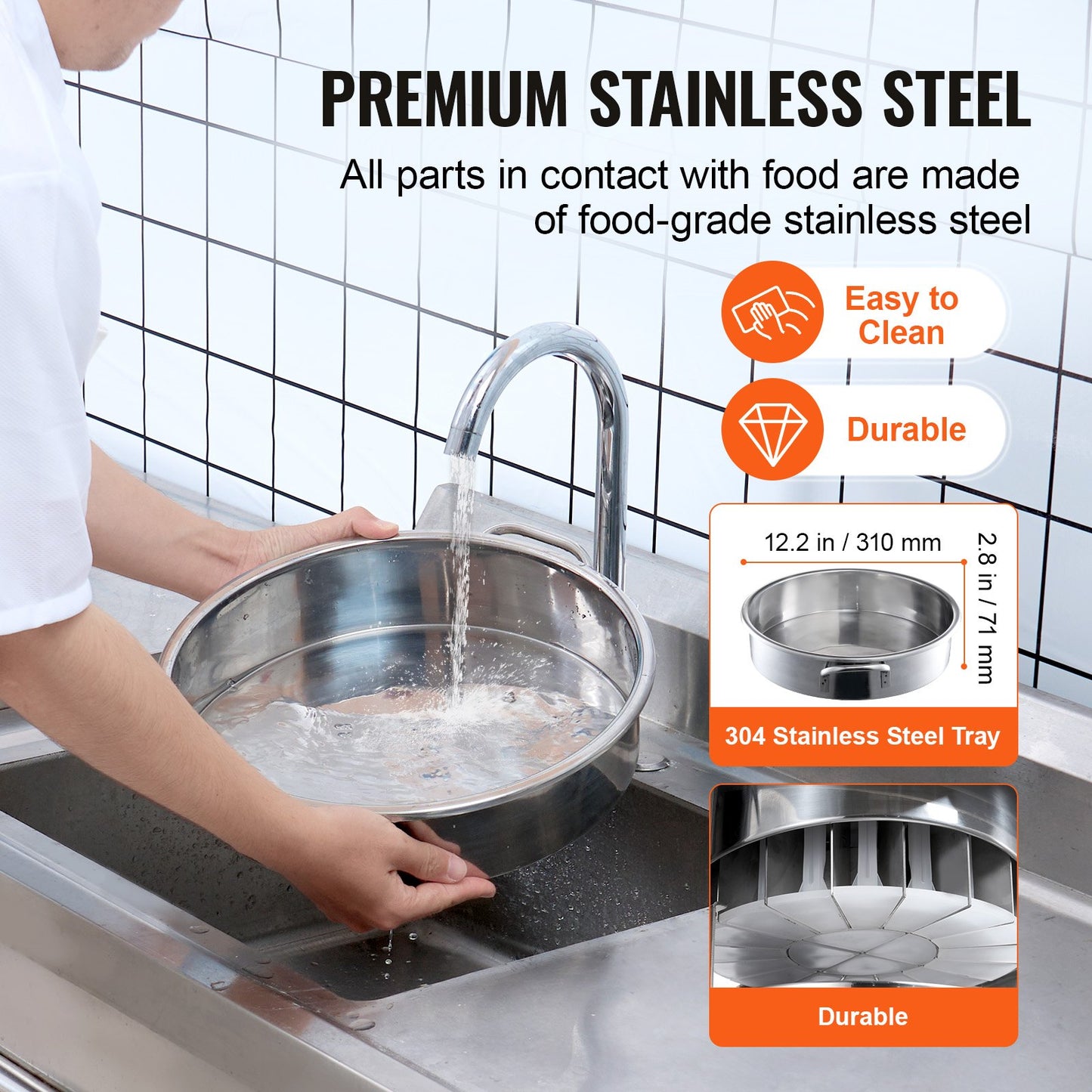 Electric Dough Divider Rounder, 20PCS Automatic Dough Ball Cutting Making Machine, 2.12oz - 9.17oz Equal Dough Cutter with Pure Copper Motor and 304 Stainless Steel Tray, for Bakery, Restaurant