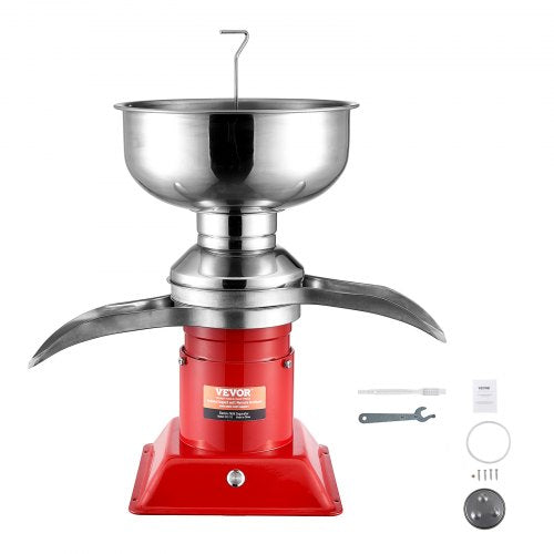 Milk Cream Centrifugal Separator, 304 Stainless Steel Electric Cream Separators, 100L/H Output 10500RPM Goat Milk Separator, 30W Cow Cream Separator, Milk Skimmer with 5L Bowl Capacity, 100-240V