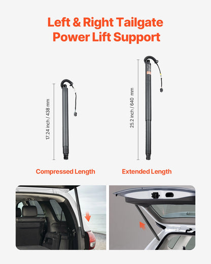 Rear Left & Right Tailgate Power Lift Support, Compatible with 2016-2023 Seat Ateca KH7, KHP, Electric Tailgate Liftgate Power Hatch Shock Strut Replace OE# 575827851 575827851A 575827851B(2PCS)
